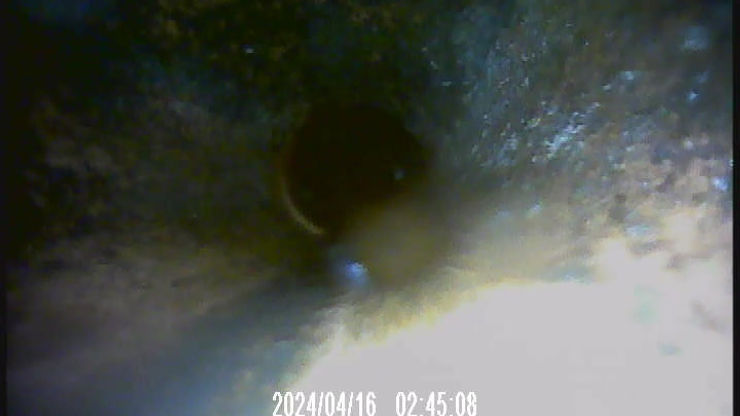 Sewer cam footage 1